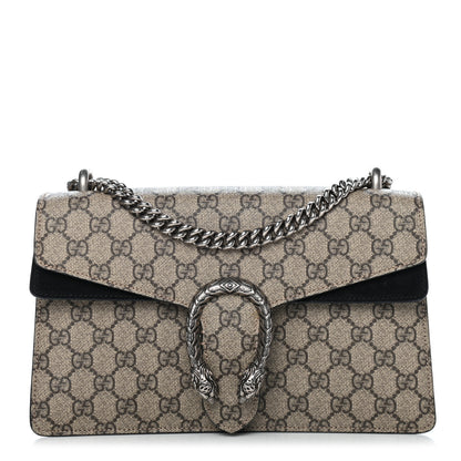 Gucci GG Supreme Monogram Small Dionysus Shoulder Bag Black 1 of 9