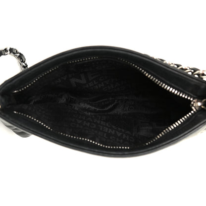 Chanel Lambskin Lax Pochette Black 4 of 13