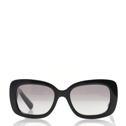 Prada Acetate Baroque Sunglasses SPR 27O Black 2 of 8