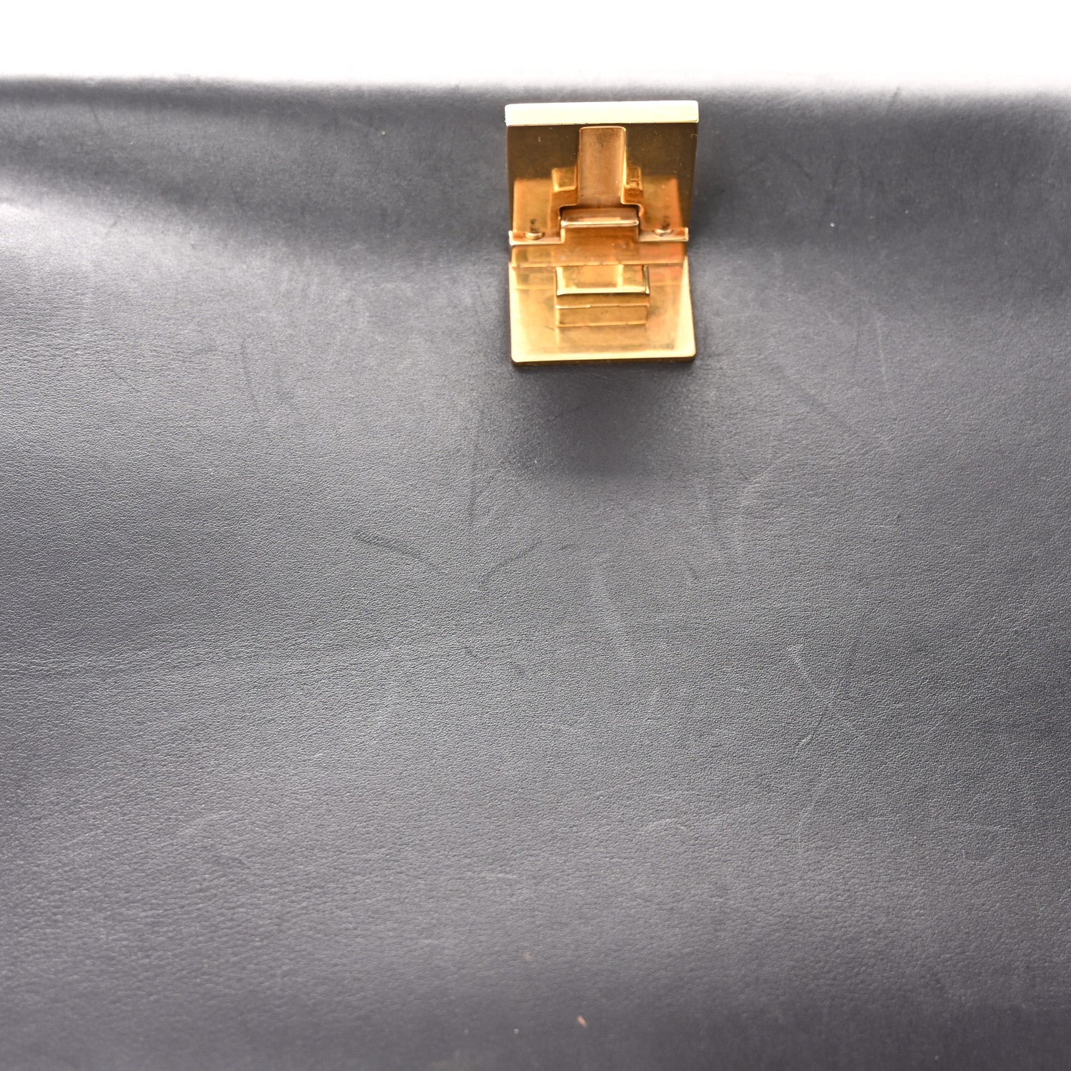 Celine Smooth Calfskin Medium Tri-Color Trapeze Anthracite 14 of 14