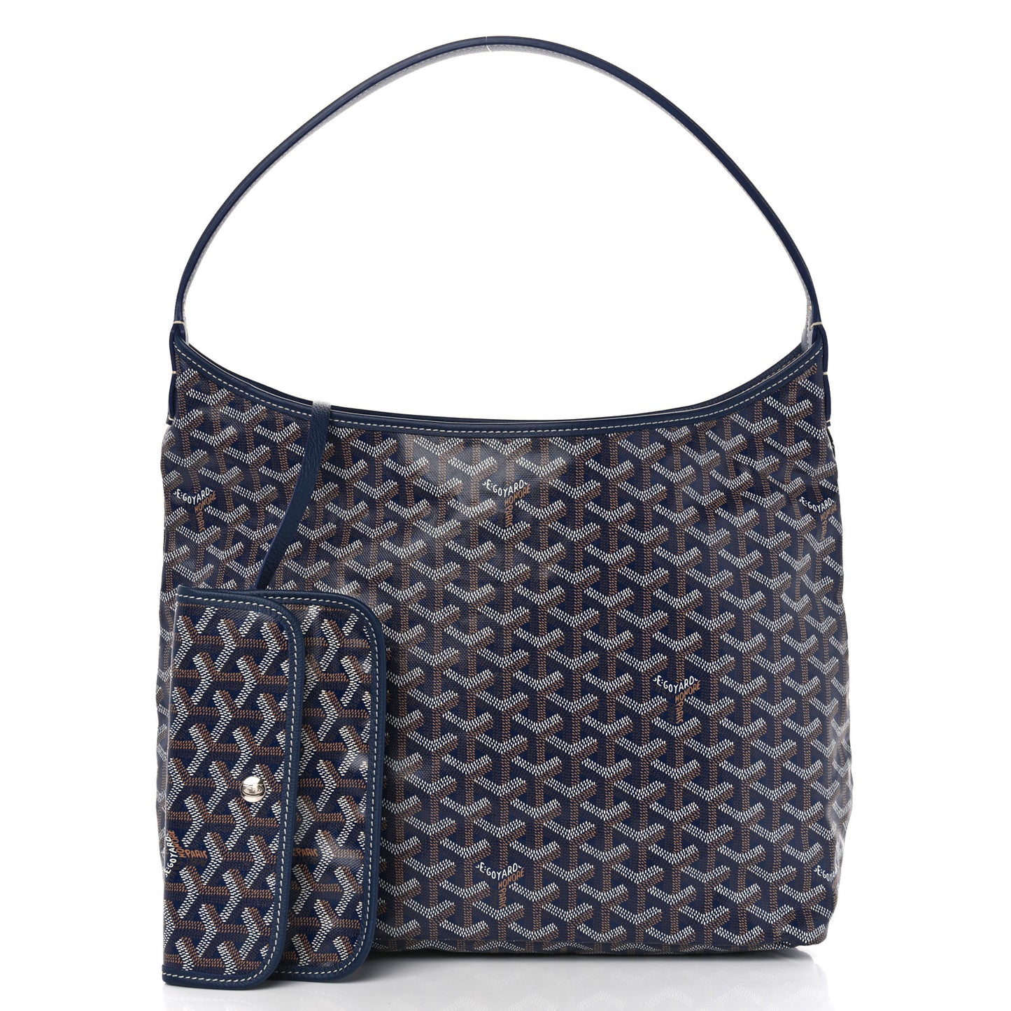 Goyardine Boheme Hobo Navy Blue