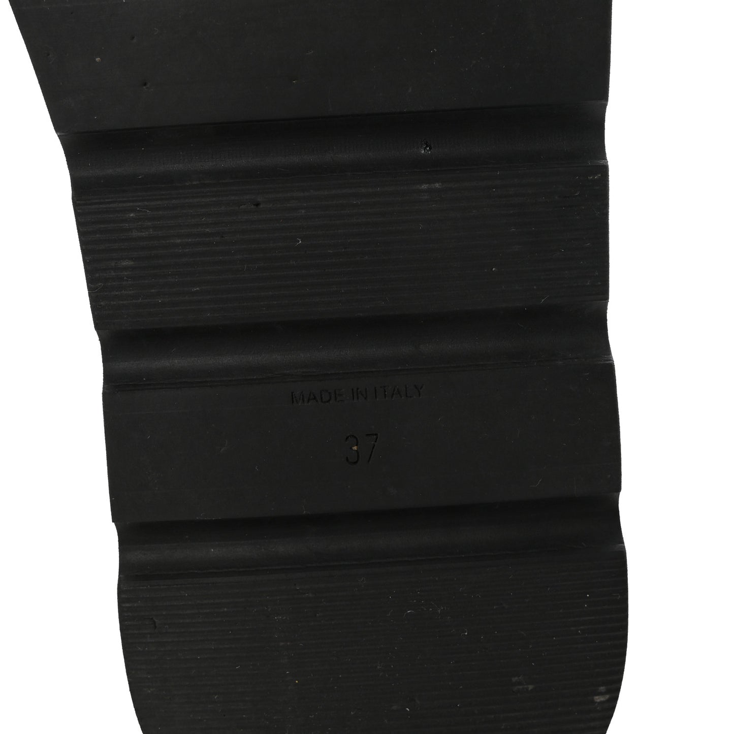 Lambskin Quilted Platform Sandals 37 Black