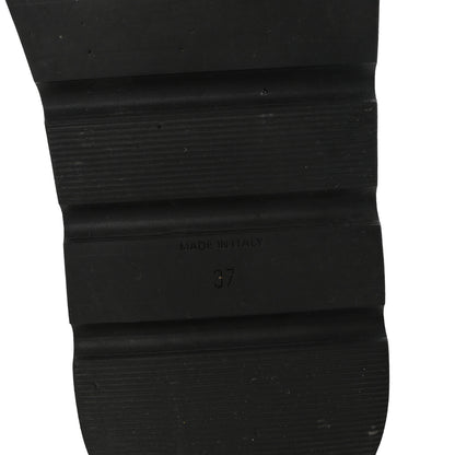 Chanel Lambskin Quilted Platform Sandals 37 Black 13 of 18