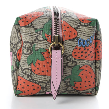 Gucci GG Supreme Monogram Strawberry Cosmetic Case 8 of 8