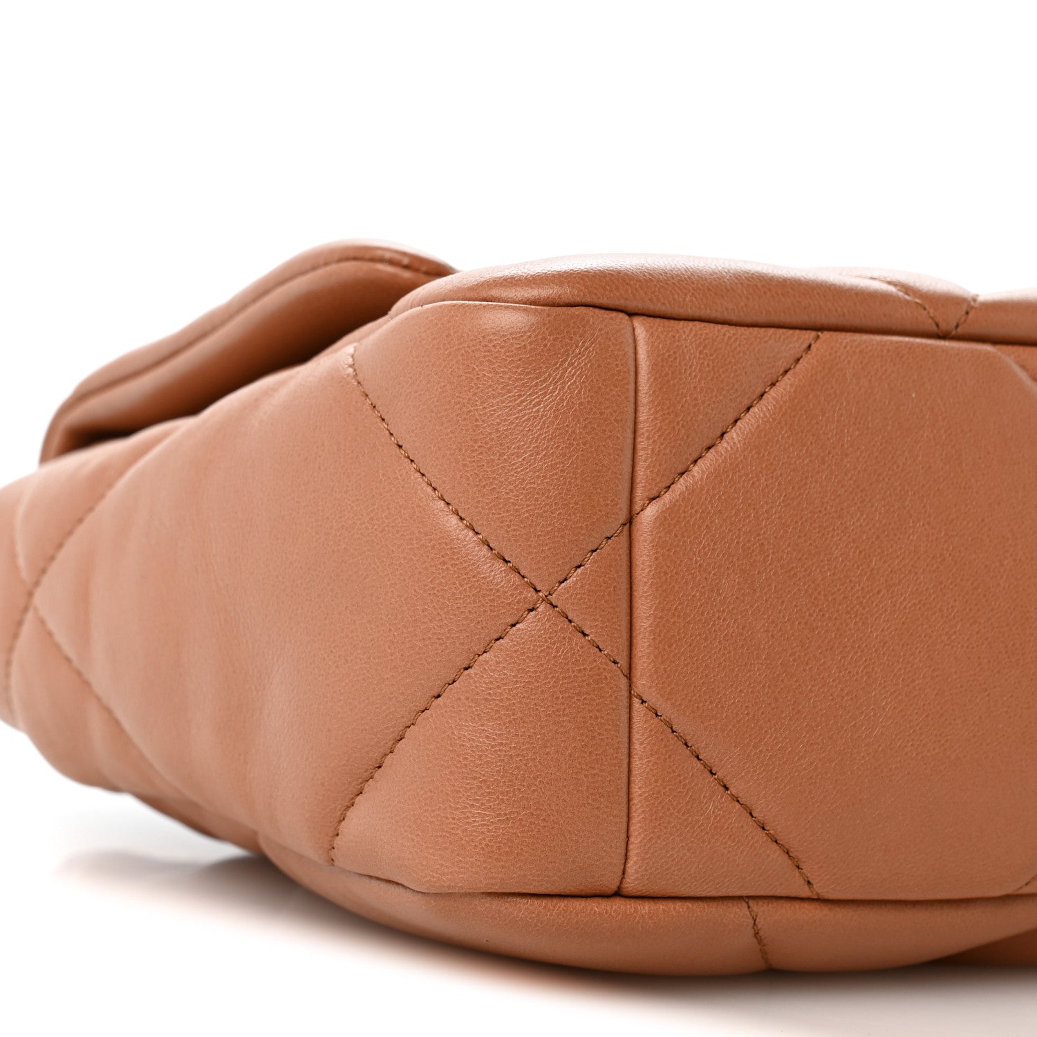 Chanel Lambskin Quilted Medium Chanel 19 Flap Brown 8 of 10