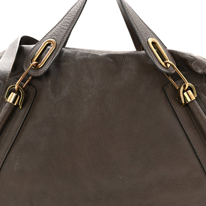 Chloe Calfskin Large Paraty Chocolate 8 of 10