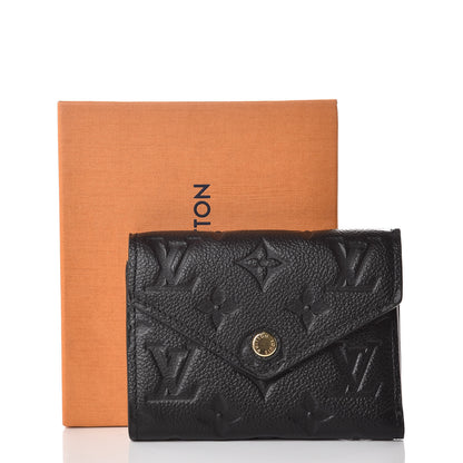 Louis Vuitton Empreinte Victorine Wallet Black 8 of 8