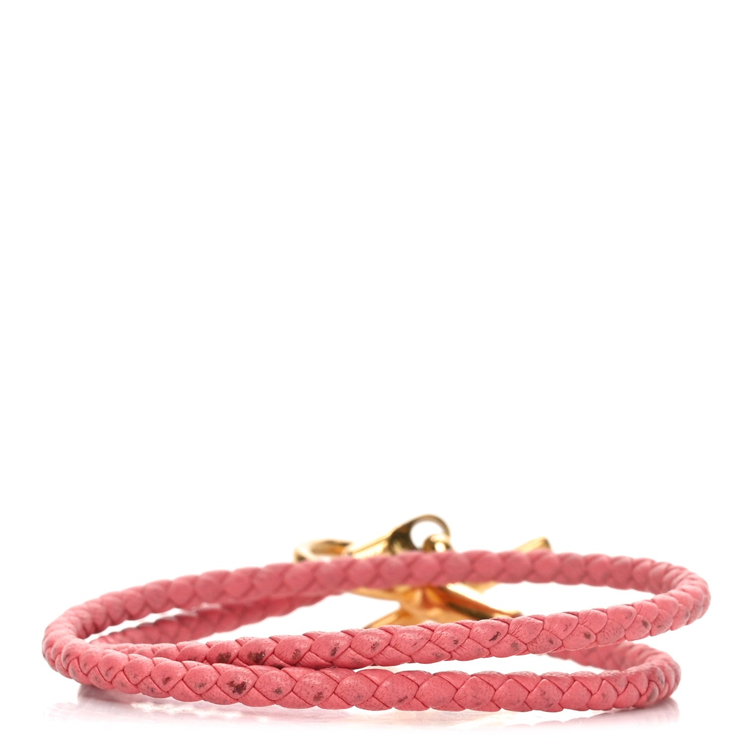 Hermes Swift Glenan Double Tour Bracelet T2 Rose Ete 3 of 5