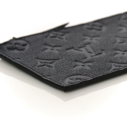 Louis Vuitton Empreinte Felicie Chain Wallet Zippered Insert Black 8 of 9
