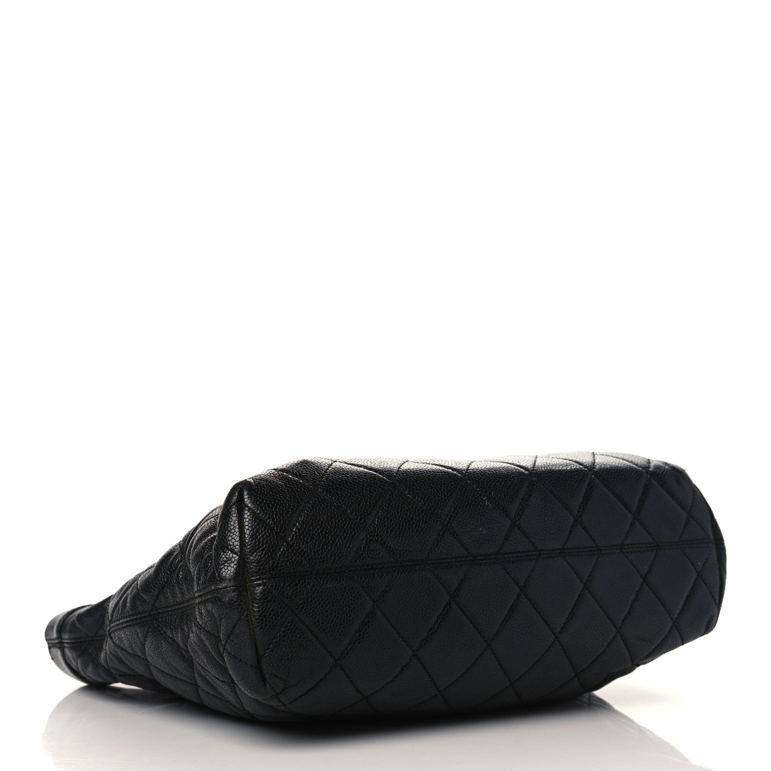 Chanel Caviar Quilted CC Shopping Tote Black 4 of 8
