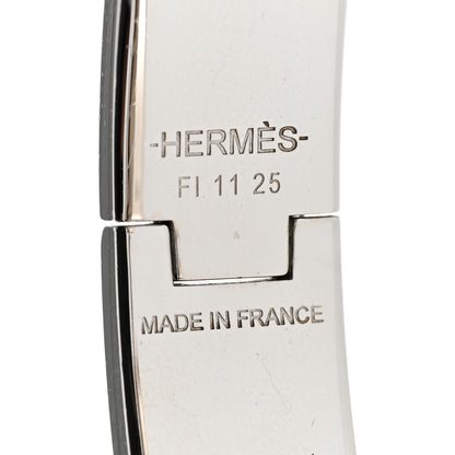 Hermes Enamel Narrow Clic Clac H Bracelet PM White 4 of 5
