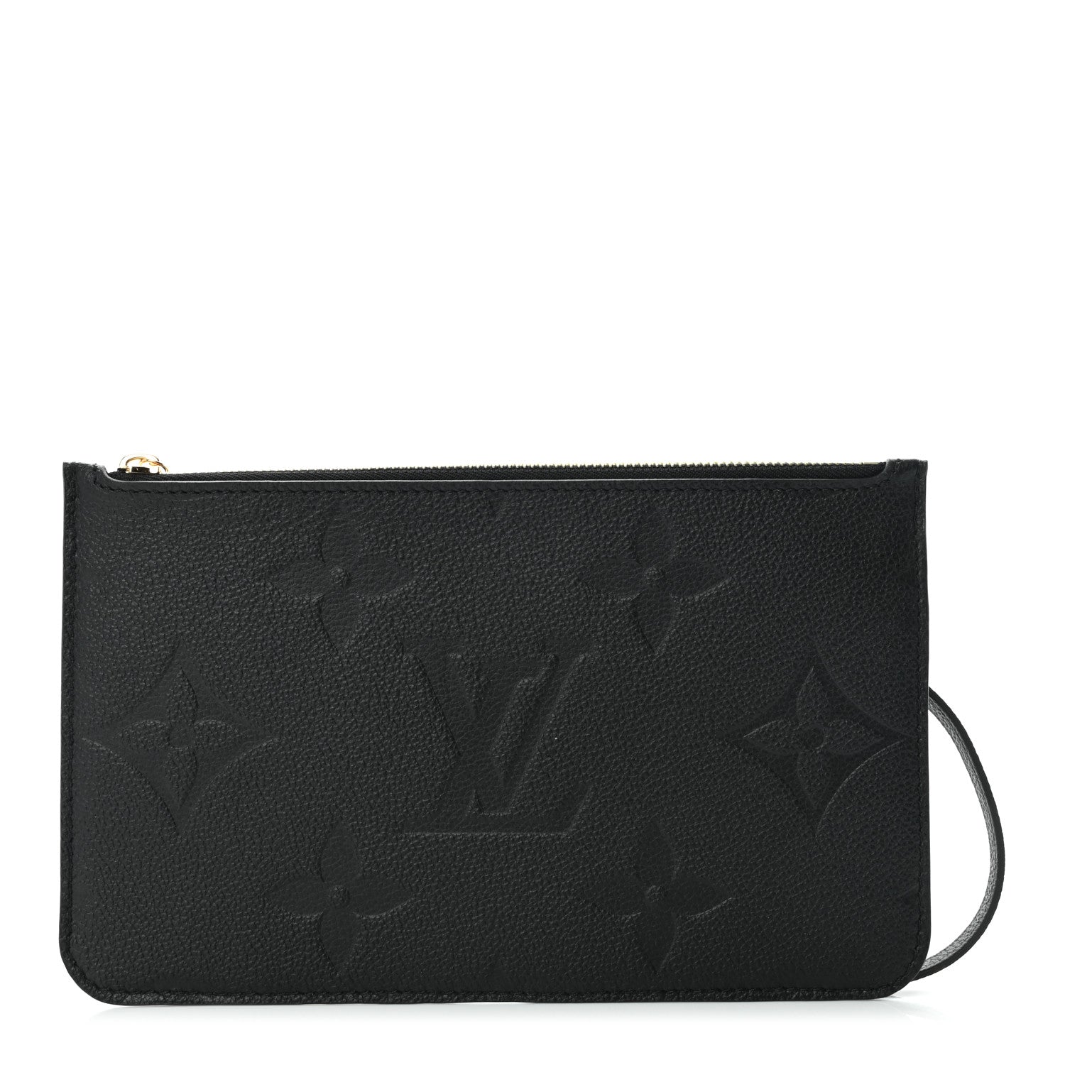 Louis Vuitton Empreinte Monogram Giant Neverfull MM Pochette Black 1 of 8