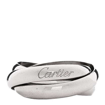 Cartier 18K White Gold Classic Trinity Ring 52 6 1 of 4