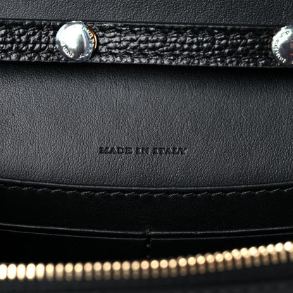 Burberry Grained Calfskin House Check Tartan Mix Hampshire Wallet On Chain Black 6 of 11