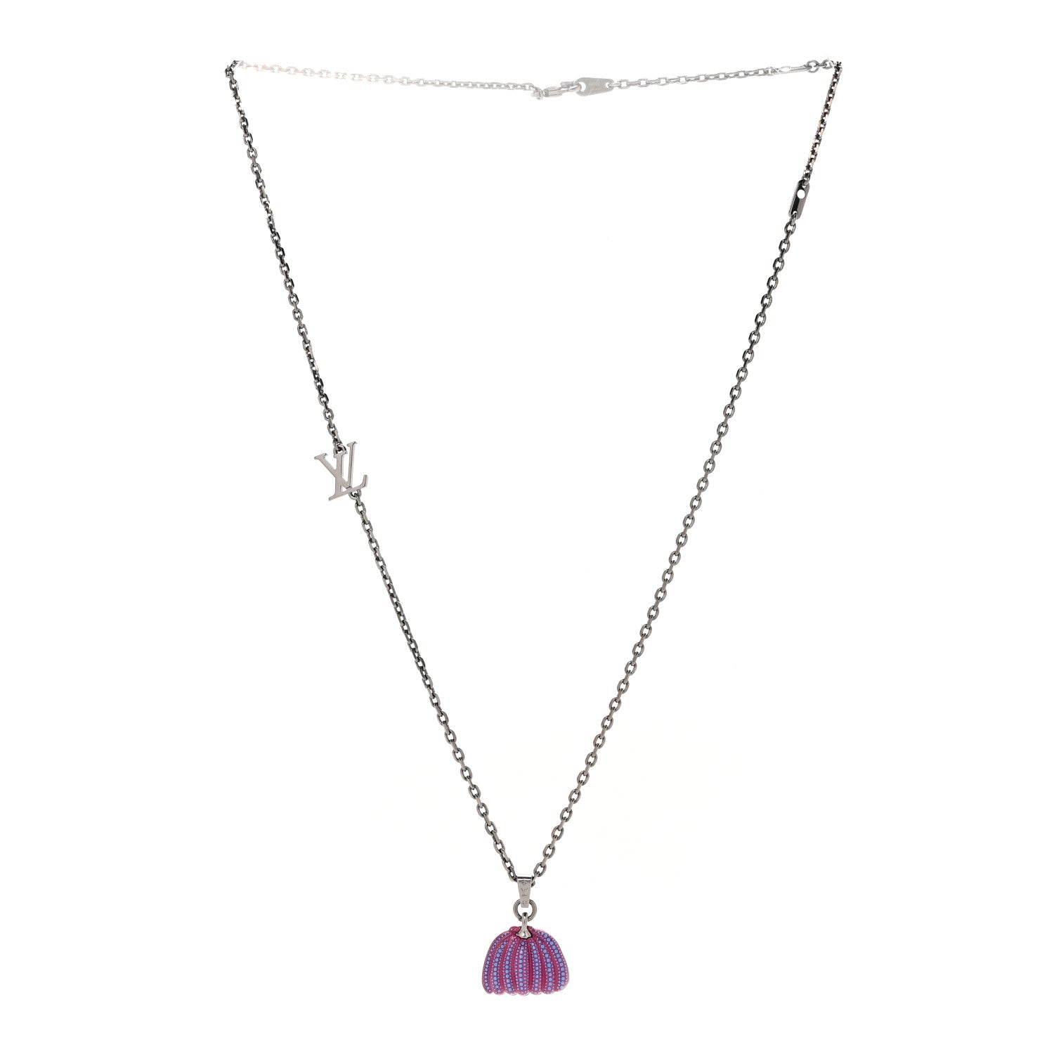 Louis Vuitton X Yayoi Kusama Pumpkin Pendant Necklace 3 of 4