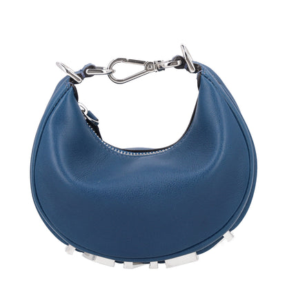 Fendi Vitello Grace Matte Nano Fendigraphy Hobo Charm Mirto 1 of 10