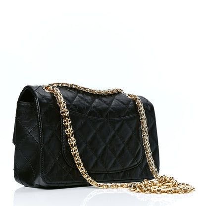 Chanel Aged Calfskin Quilted 2.55 Reissue Mini Flap Black 2 of 4