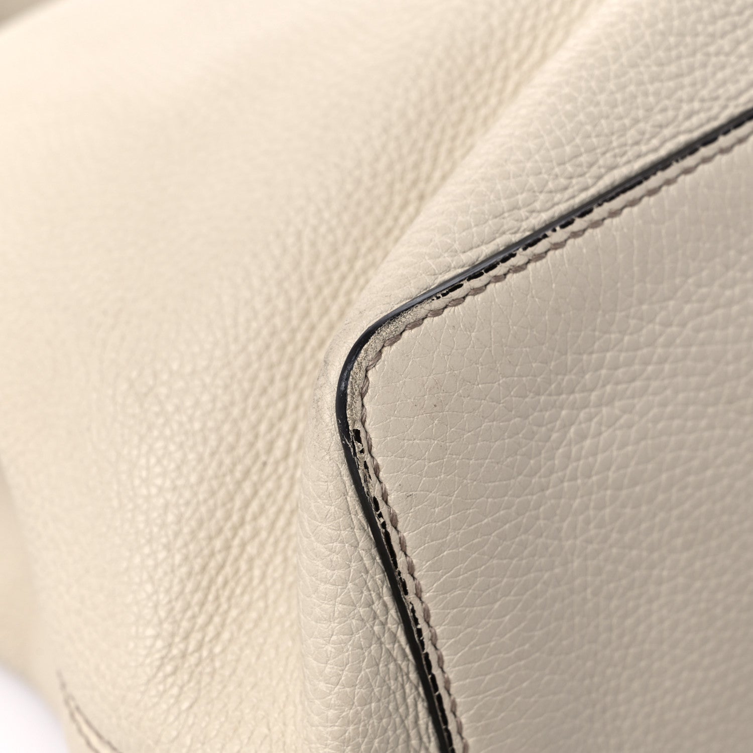 Gucci Pebbled Calfskin Large Soho Hobo Off White 8 of 22
