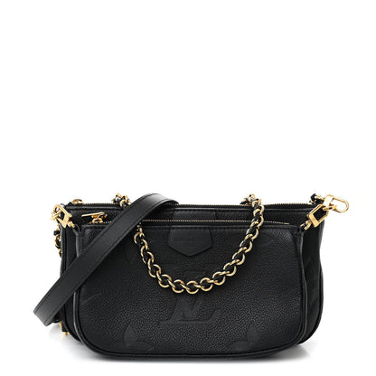 Louis Vuitton Empreinte Monogram Giant Multi Pochette Accessories Black 1 of 10