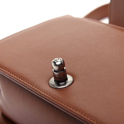 Chanel Calfskin Embossed Small Cordoba Boy Flap Brown 11 of 15