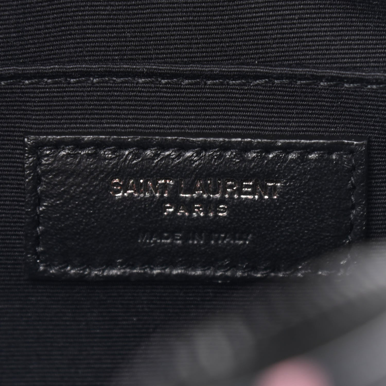 Saint Laurent Grain De Poudre Medium Classic Monogram Multicolor Graphic Print Lou Camera Bag Black 8 of 9