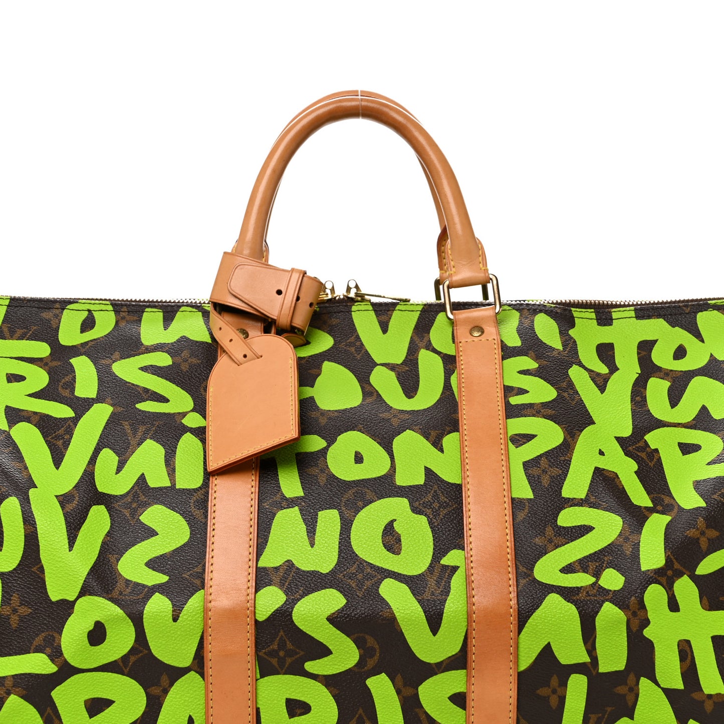 Monogram Graffiti Keepall 50 Green
