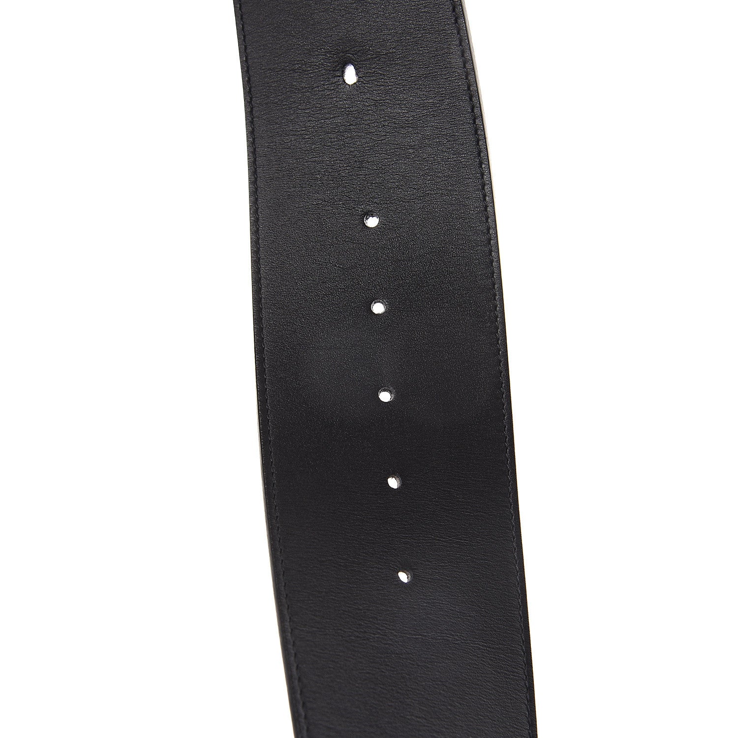 Gucci Calfskin Double G Wide Belt 100 40 Black 5 of 5