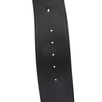 Gucci Calfskin Double G Wide Belt 100 40 Black 5 of 5