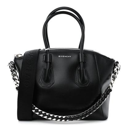 Givenchy Shiny Lord Calfskin Mini Sport Antigona With Chain Black 1 of 9
