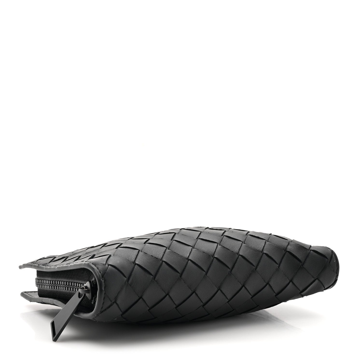 Bottega Veneta Nappa Nylon Intreccio Packable Backpack Black 8 of 16