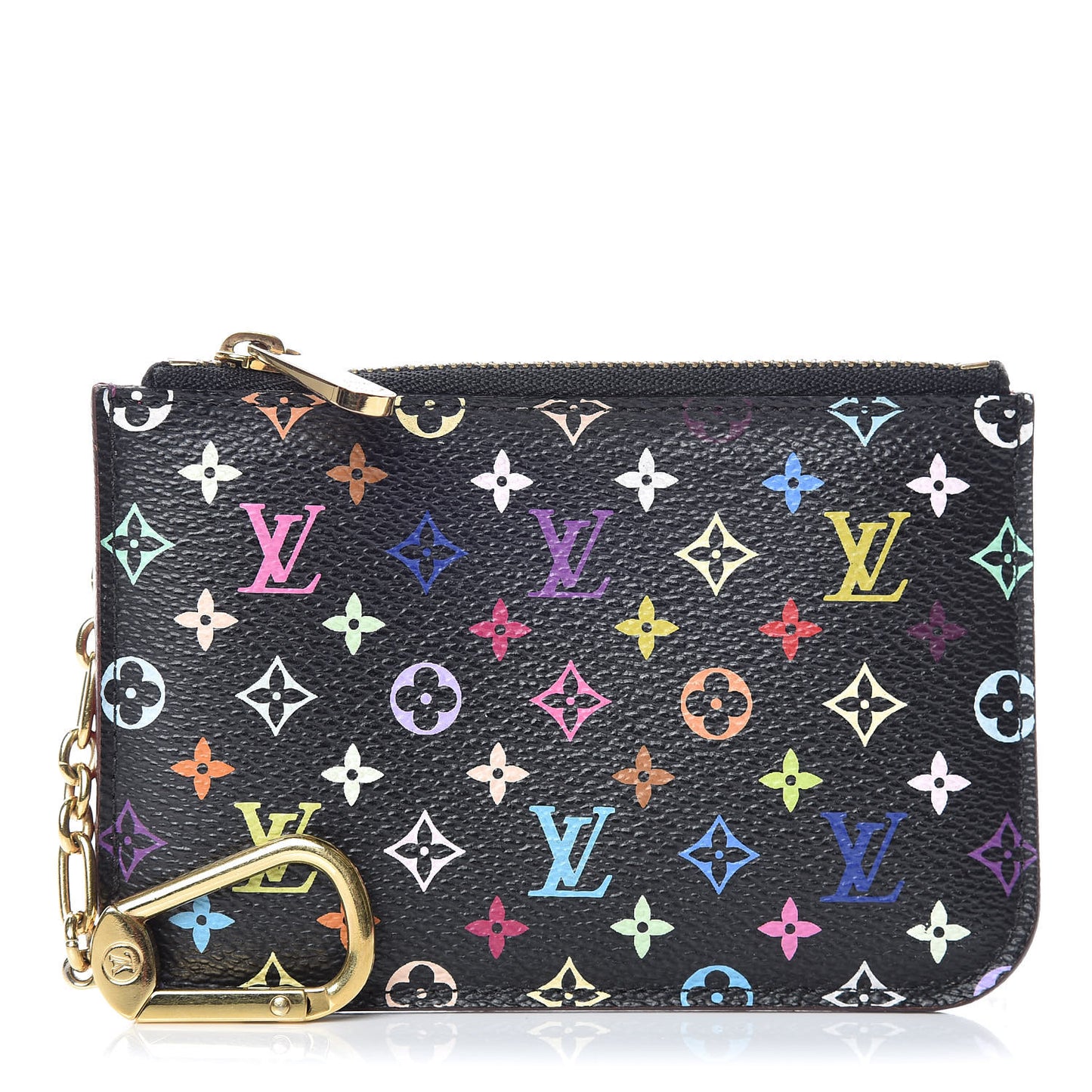 Monogram Multicolor Key Pouch Black Grenade