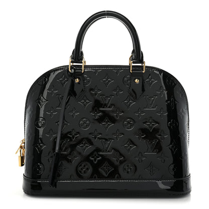 Louis Vuitton Vernis Alma PM Noir Magnetique 1 of 10