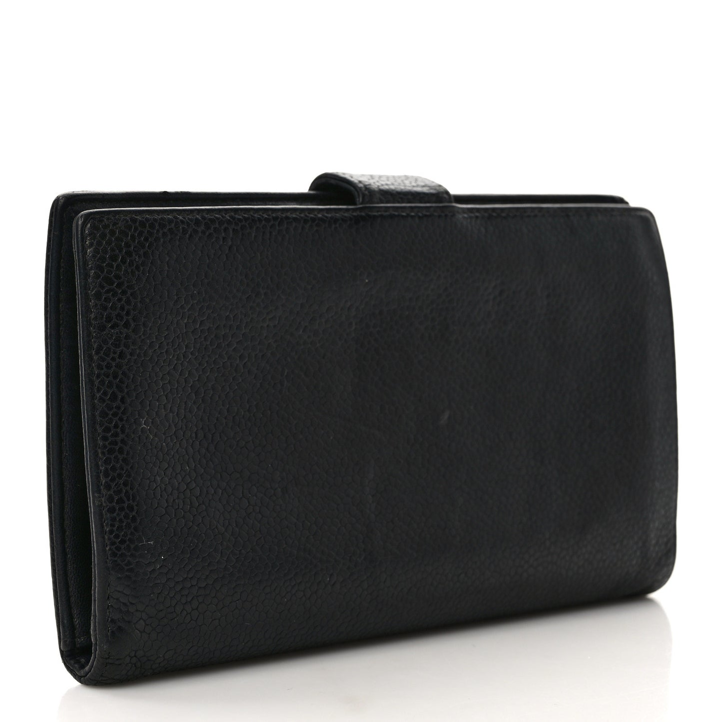 Caviar Timeless CC French Wallet Black