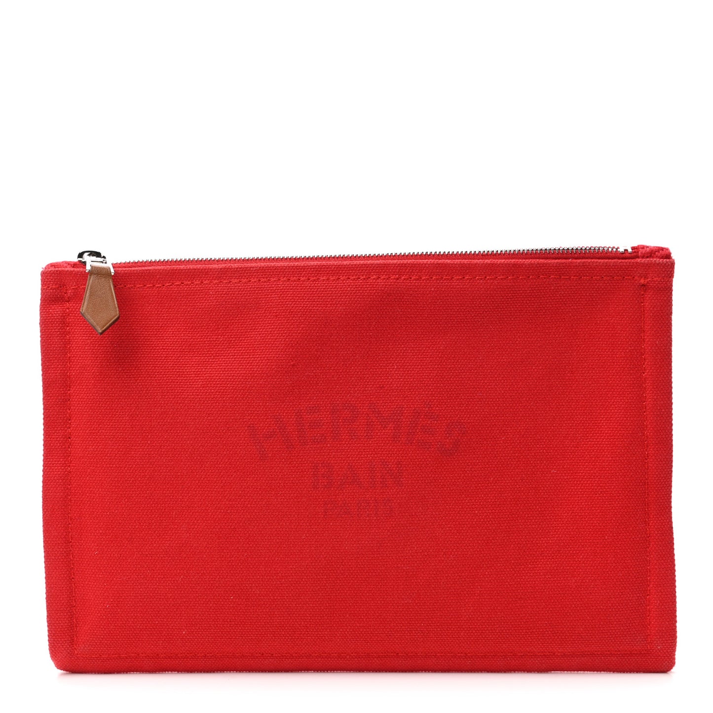Toile Flat Yachting Pouch Rouge