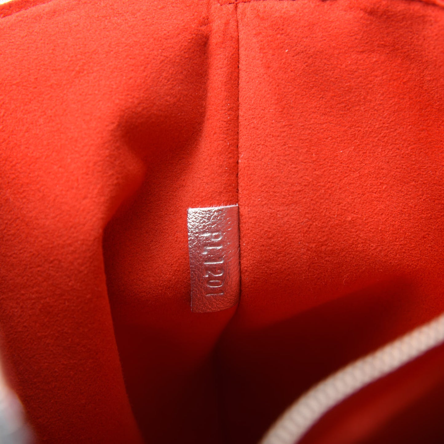 Metallic Lambskin Embossed Monogram Coussin PM Silver