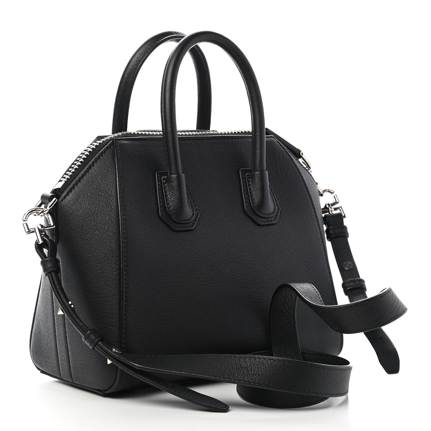 Sugar Goatskin Mini Antigona Black