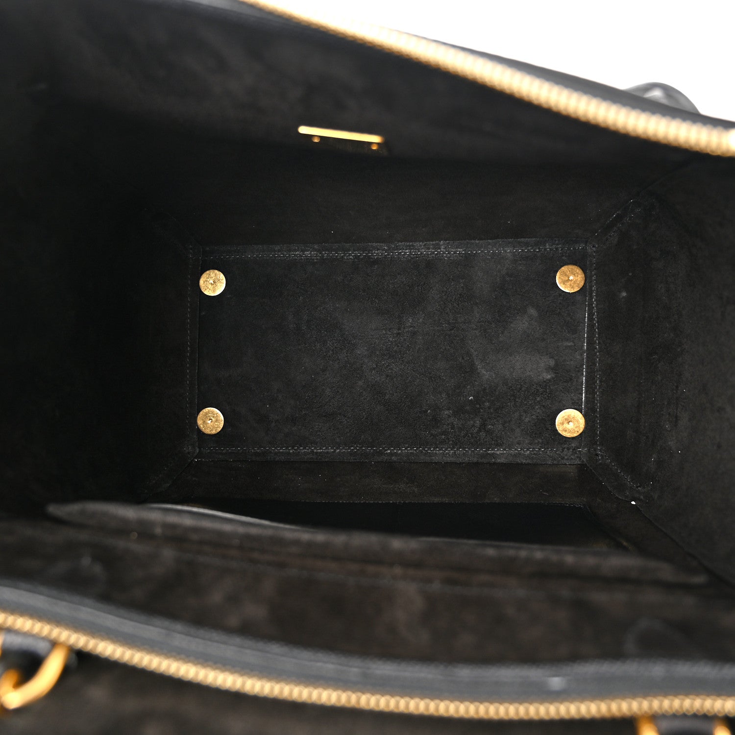 Celine Grained Calfskin Mini Belt Bag Black 5 of 10