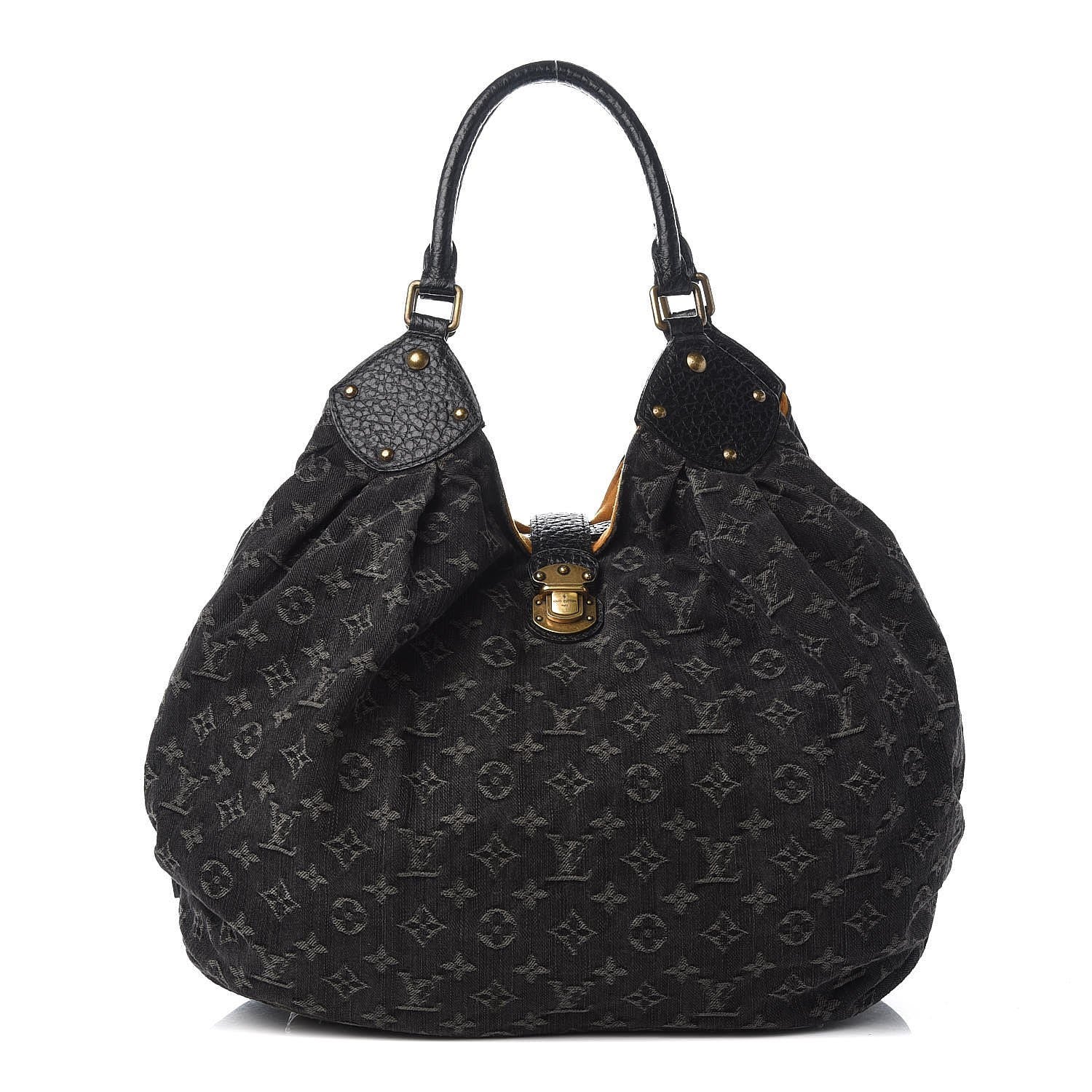 Louis Vuitton Denim Mahina XL Black 1 of 8