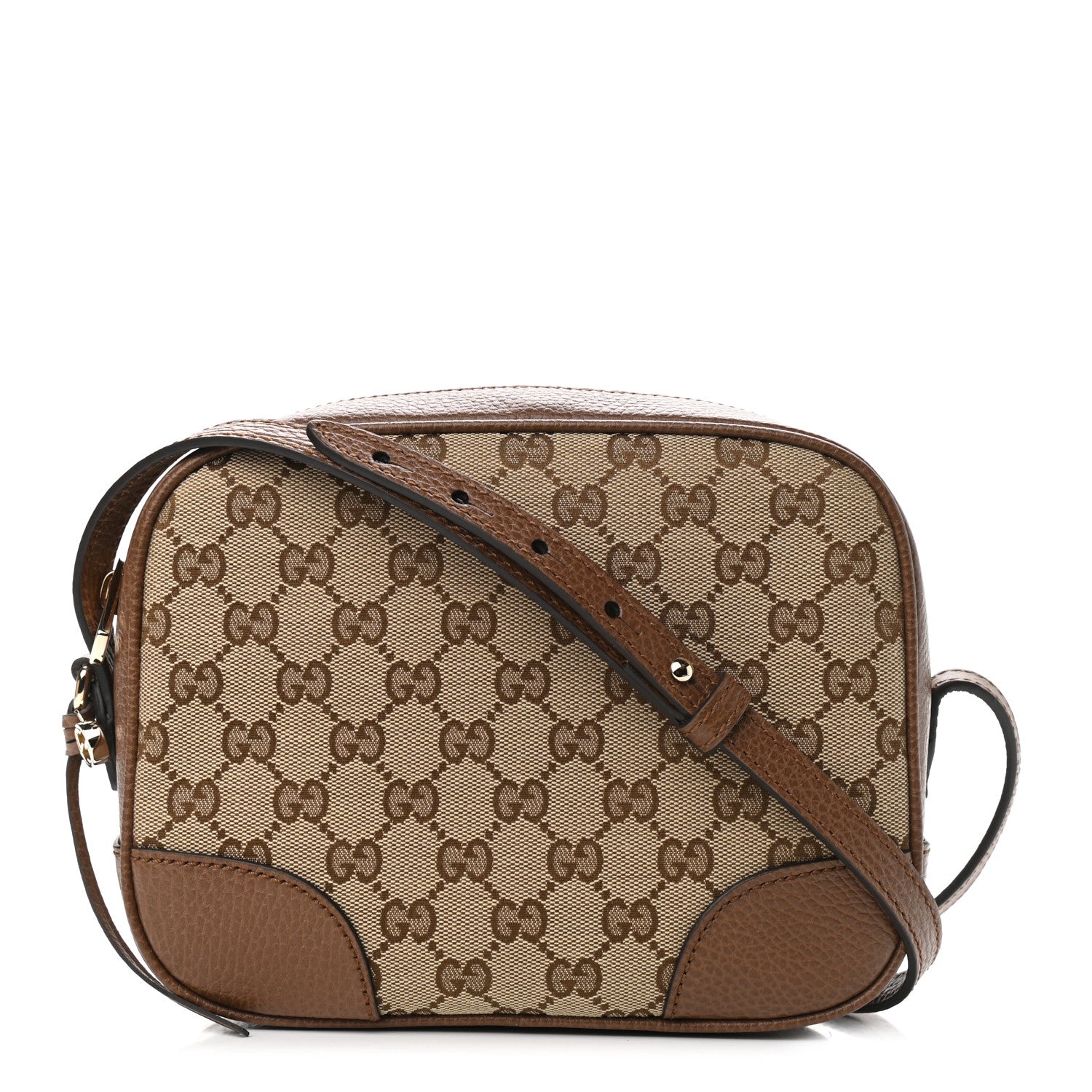 Gucci Monogram Mini Bree Messenger Bag Beige Tabacco 1 of 10