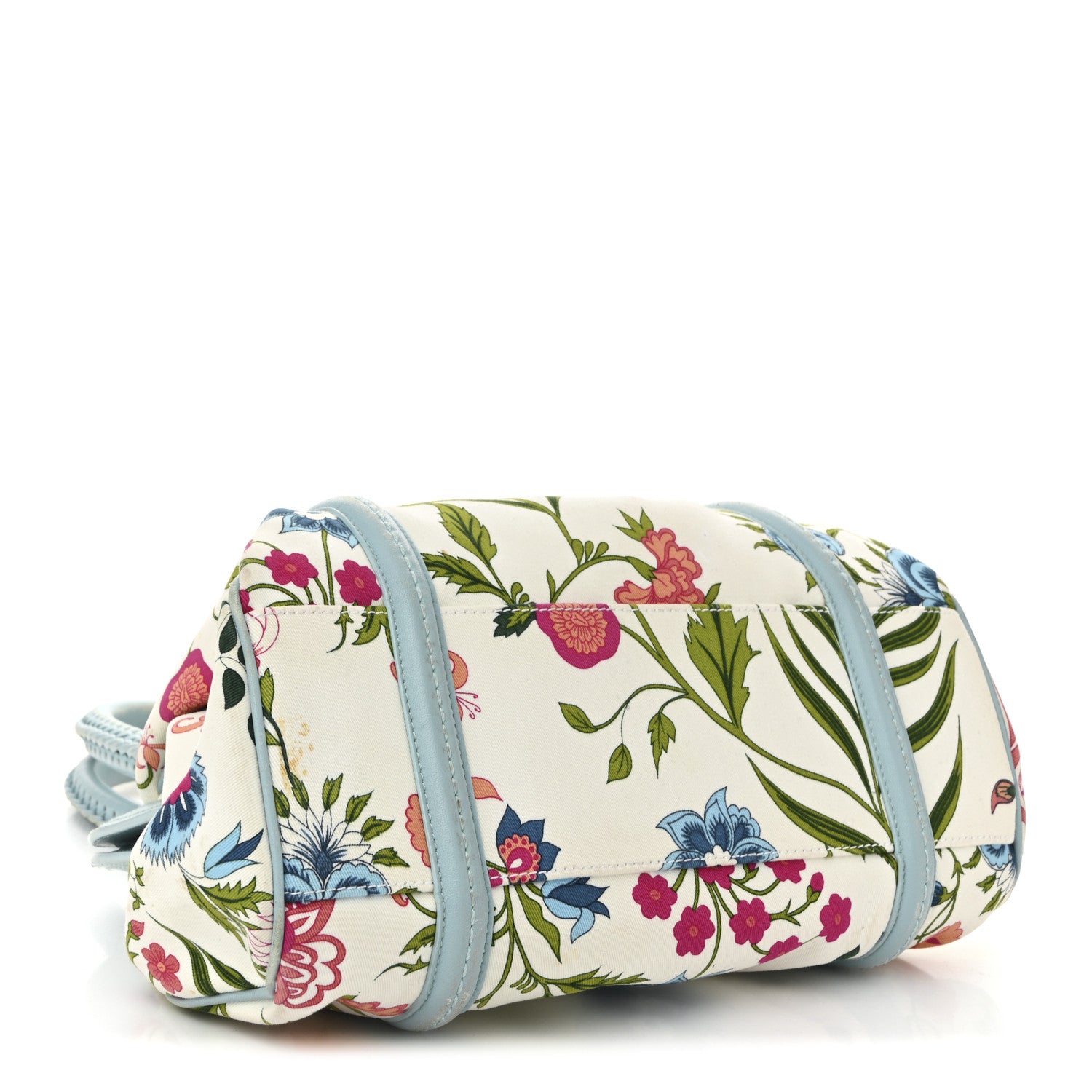 Christian Dior Canvas Floral Frame Satchel 4 of 16
