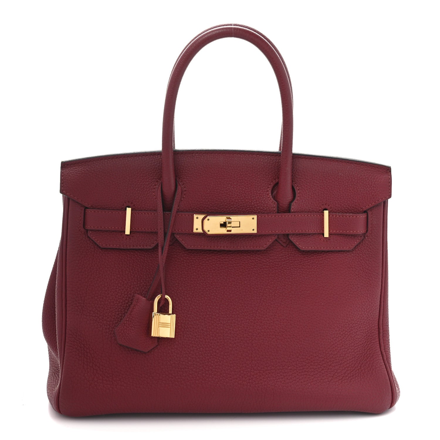 Hermes Togo BIRKIN 30 Rouge Grenat 1 of 10