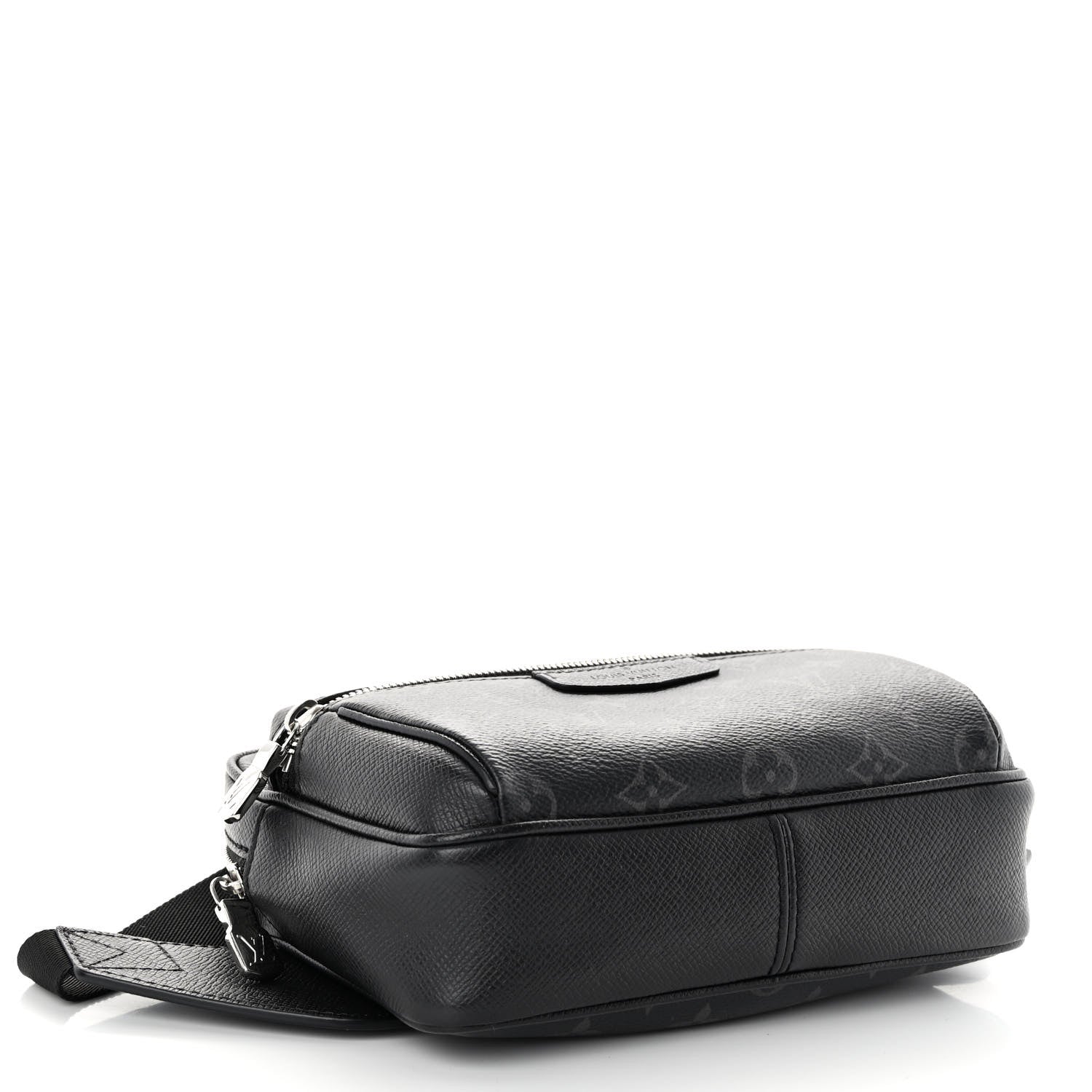 Louis Vuitton Taiga Monogram Eclipse Outdoor Bum Bag Black 4 of 9