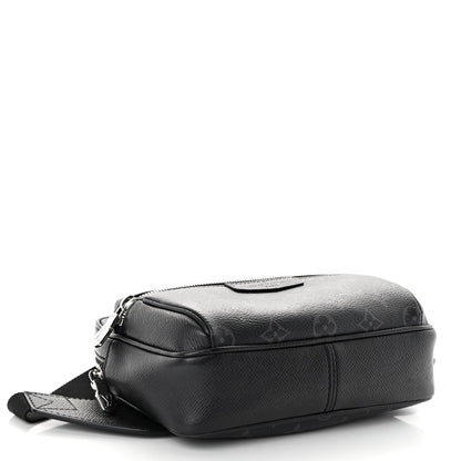 Louis Vuitton Taiga Monogram Eclipse Outdoor Bum Bag Black 4 of 9