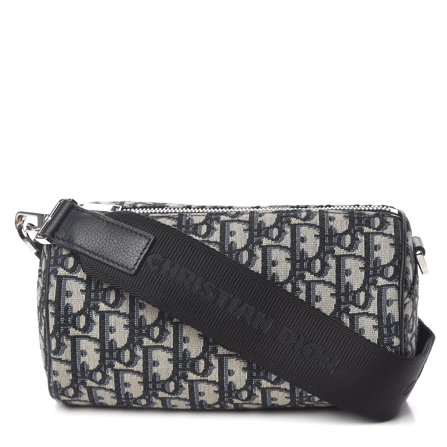 Christian Dior Oblique Roller Messenger Bag Blue 2 of 9