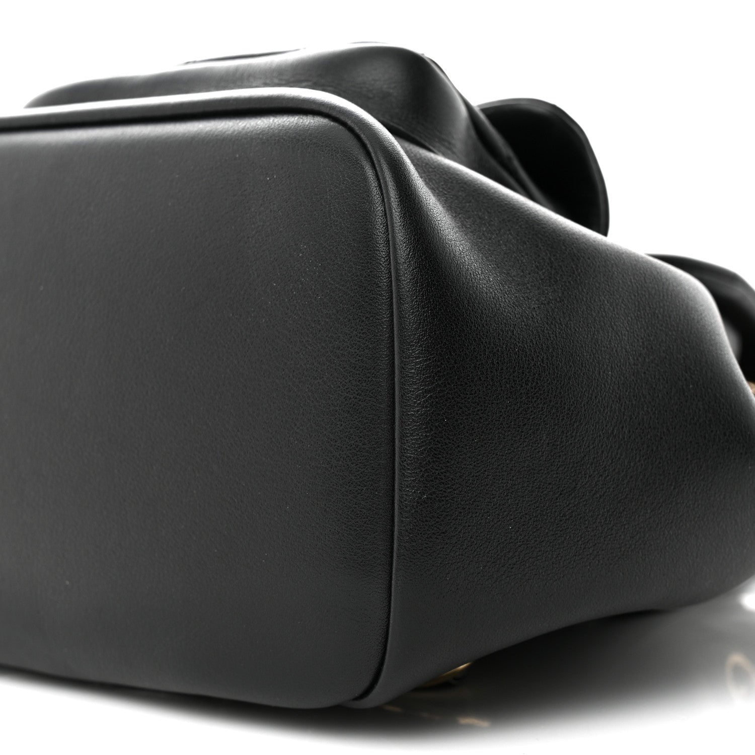 Chanel Lambskin Quilted Small Duma Drawstring Backpack Black 10 of 12