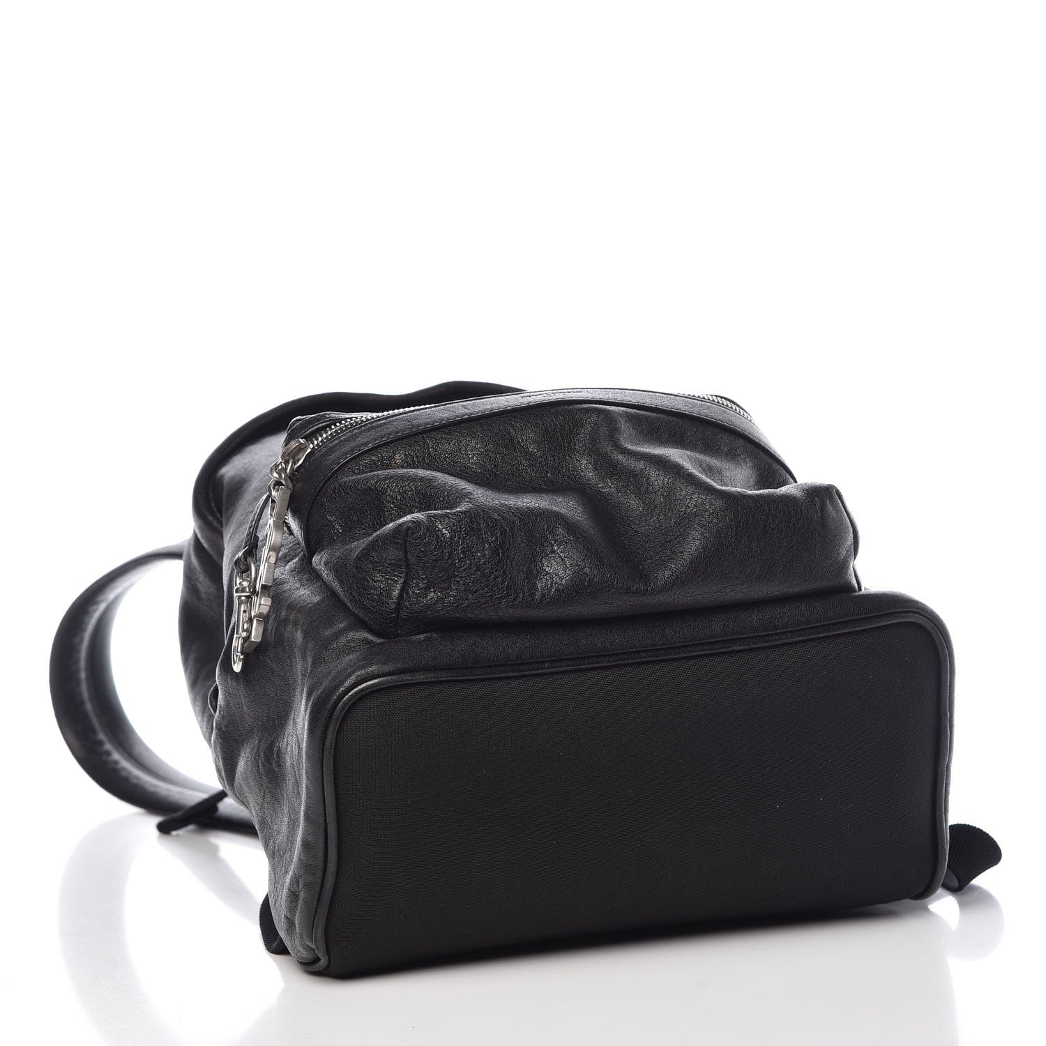Saint Laurent Lambskin Mini City Backpack Black 4 of 8