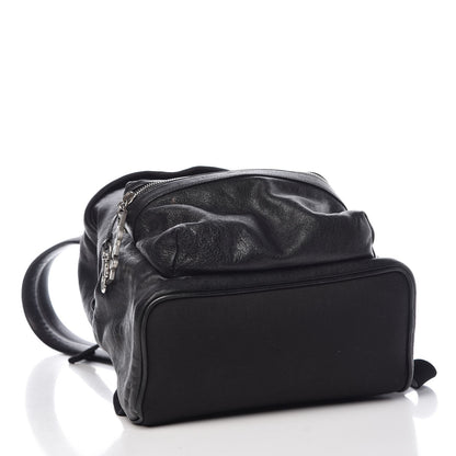 Saint Laurent Lambskin Mini City Backpack Black 4 of 8