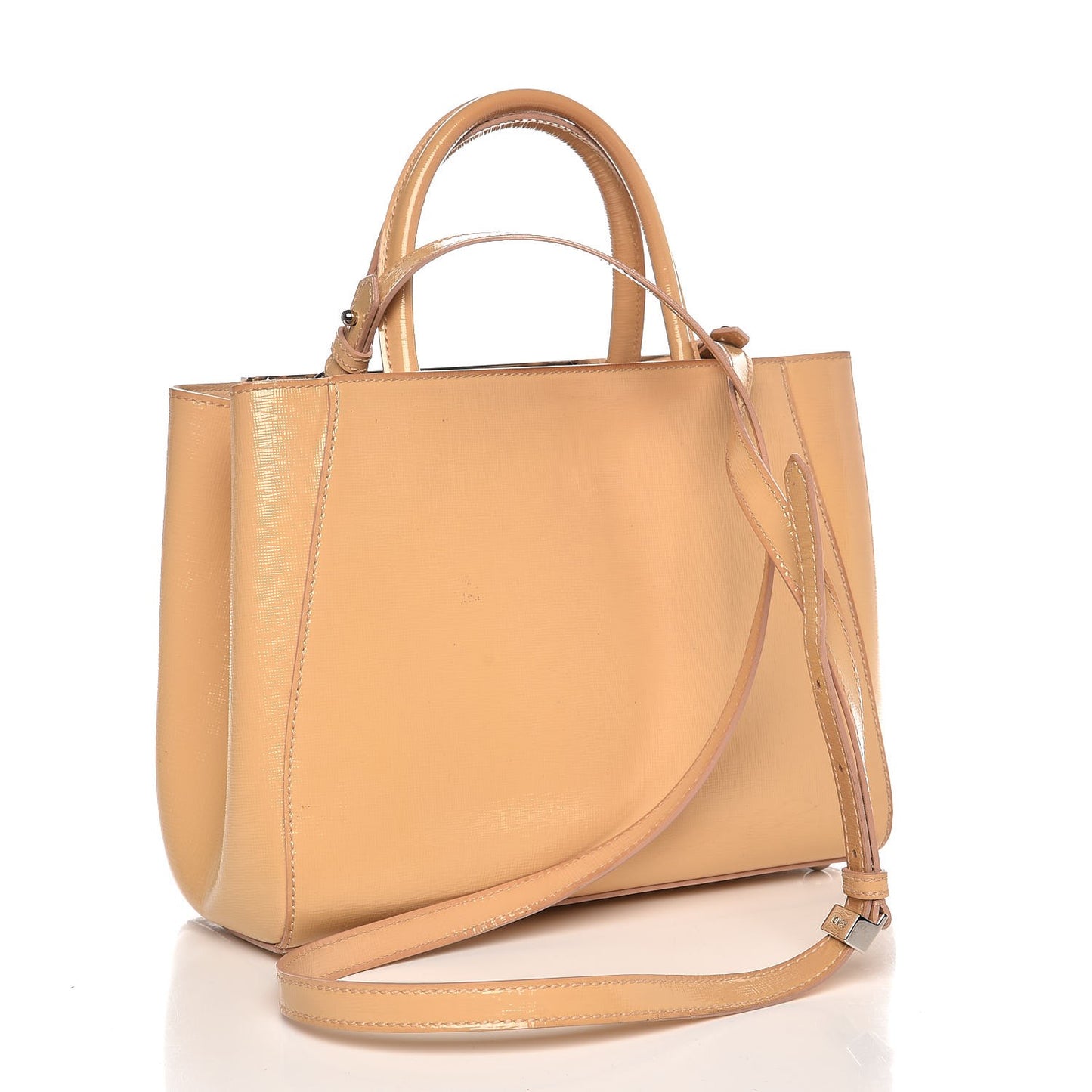 Vitello Vernice Camoscio Petite 2Jours Tote Make Up
