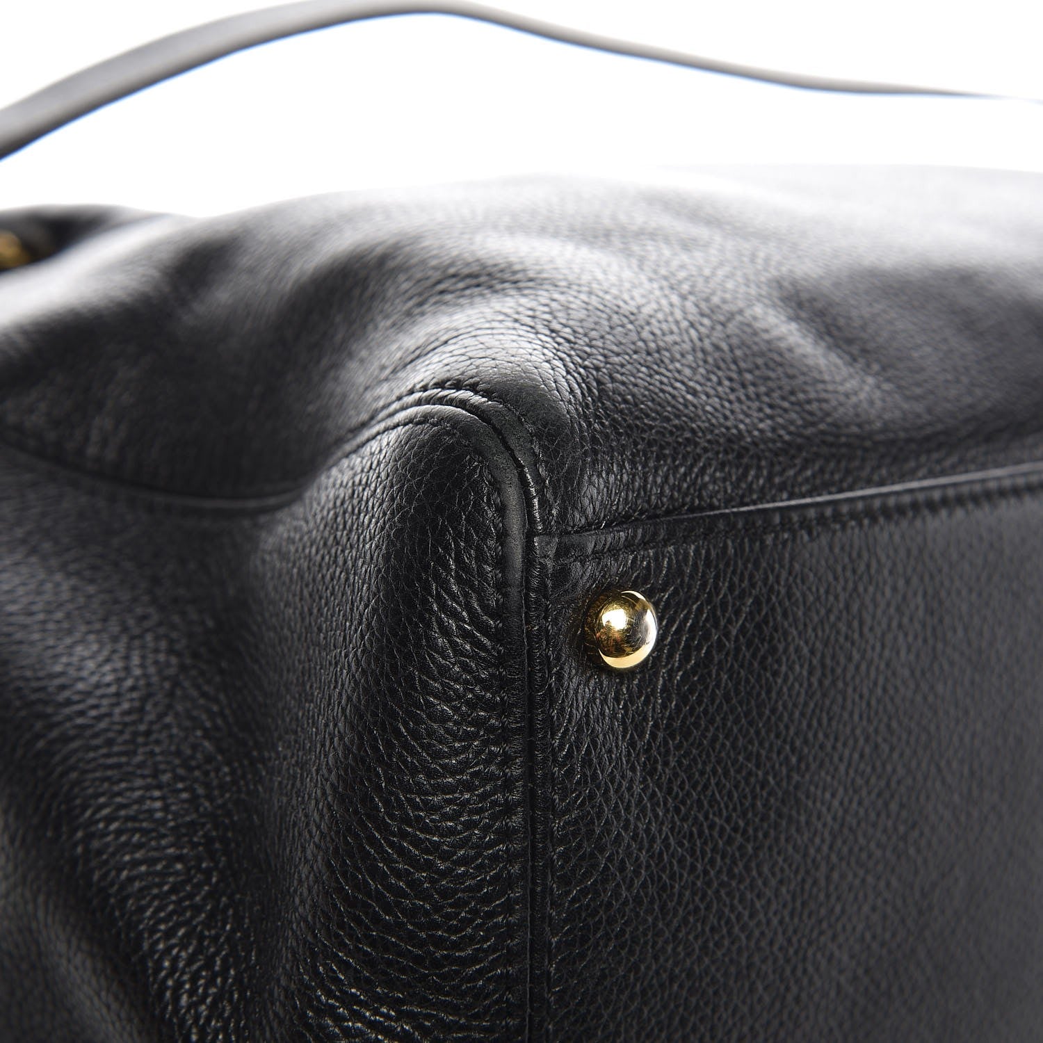 Chanel Calfskin Cerf Executive Shopper Tote Black 18 of 21