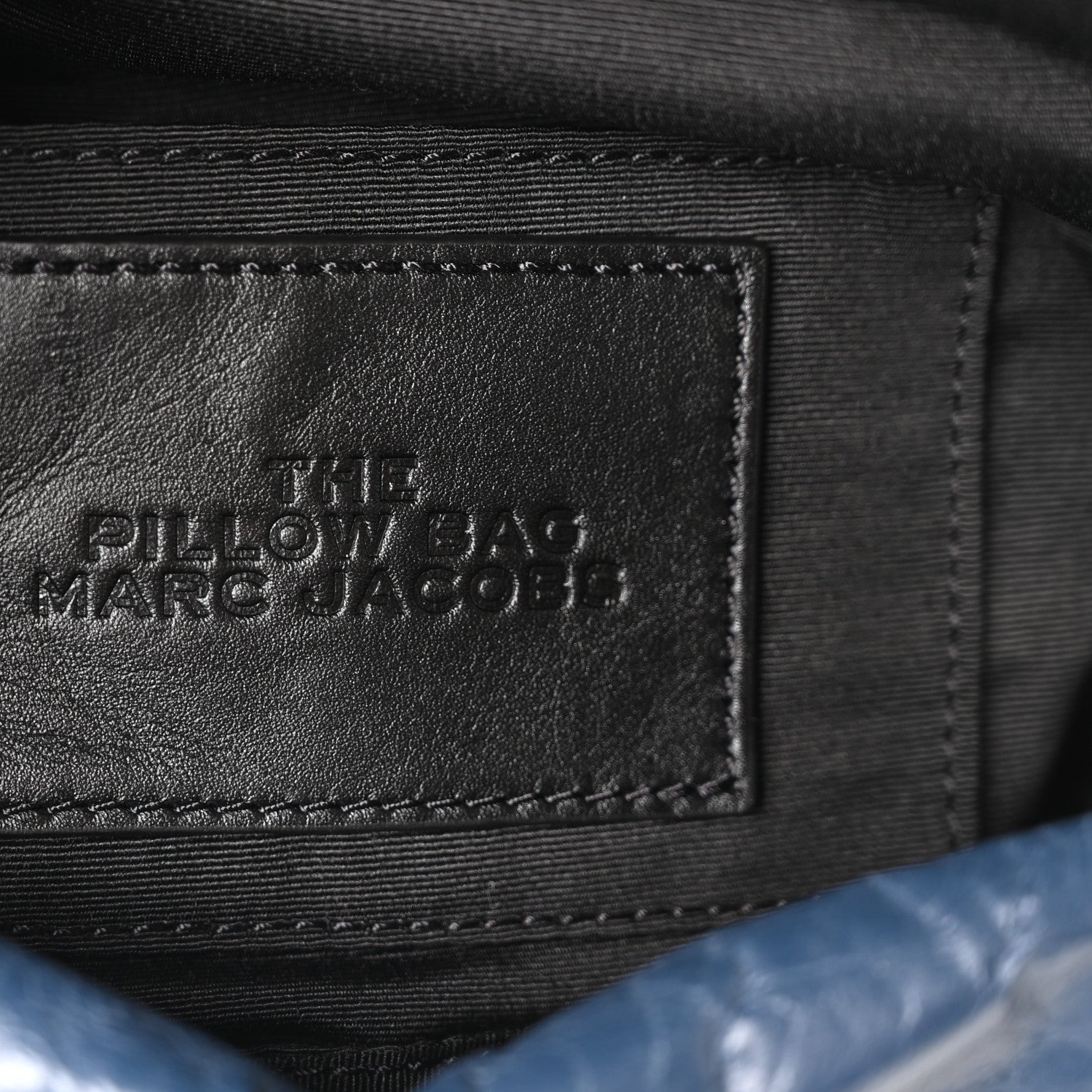 Marc Jacobs Lambskin The Pillow Bag Blue Sea 6 of 10